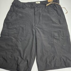 Copper Denim Men's Black Drifit Adventure Shorts Size 34 Free Shipping A6